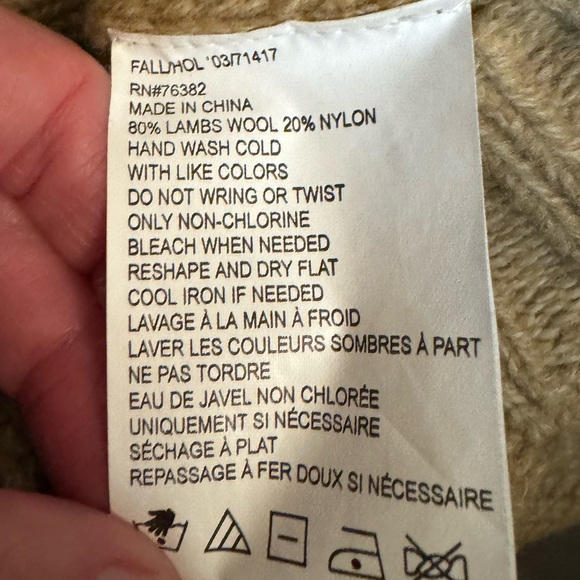 RARE LIMITED COLLECTION TIMBERLAND Lambs Wool Men’s Size XXL Chunky Knit Outdoor - Picture 10 of 14